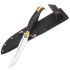 Нож Финка НКВД, сталь 95Х18, рукоять чёрный граб