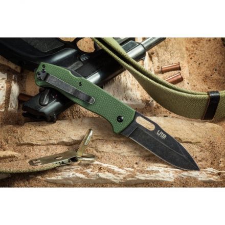 Кизляр Supreme Ute 440C SW (Stonewash, Серая G10) складной нож